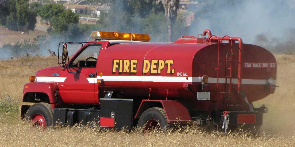 Water Tender Fire Truck