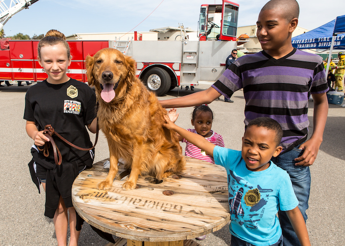 Kids and K9 highlight MySafe:Riverside